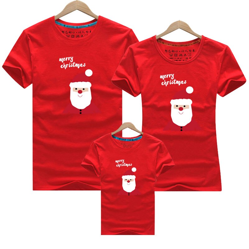 Christmas Dad Mom Baby T-Shirt (Minimum order 100 set each color)