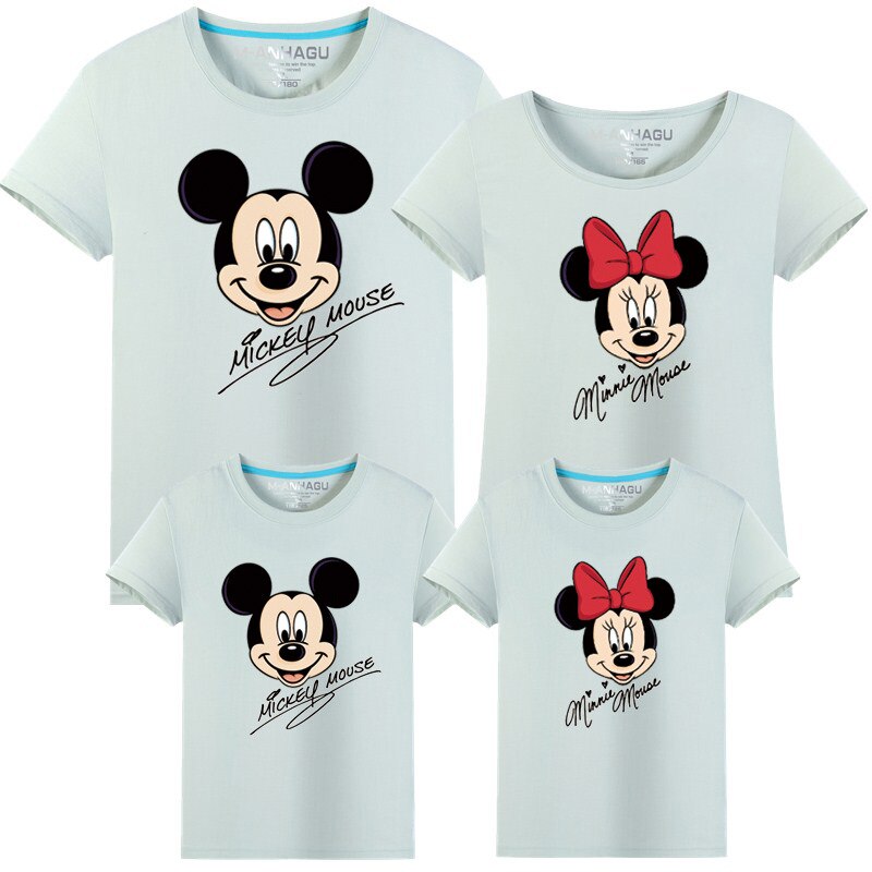 Family Matching Mickey Minnie T-shirt (Minimum order 100 set each color) Family Matching Mickey Minnie T-shirt (Minimum order 100 set each color)