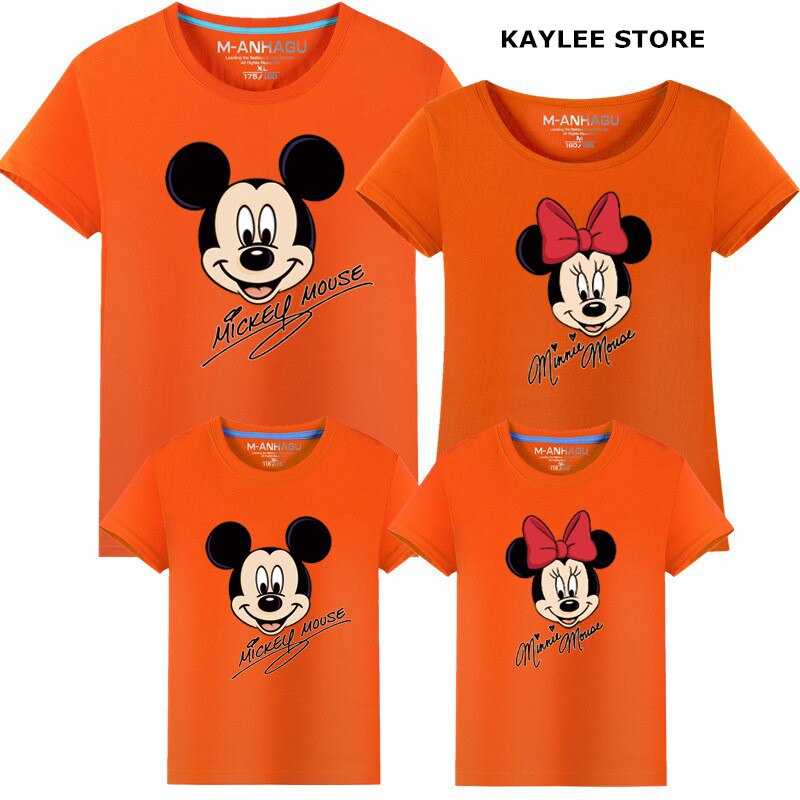 Family Matching Mickey Minnie T-shirt (Minimum order 100 set each color) Family Matching Mickey Minnie T-shirt (Minimum order 100 set each color)