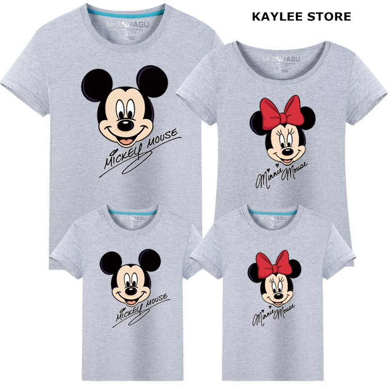 Family Matching Mickey Minnie T-shirt (Minimum order 100 set each color) Family Matching Mickey Minnie T-shirt (Minimum order 100 set each color)