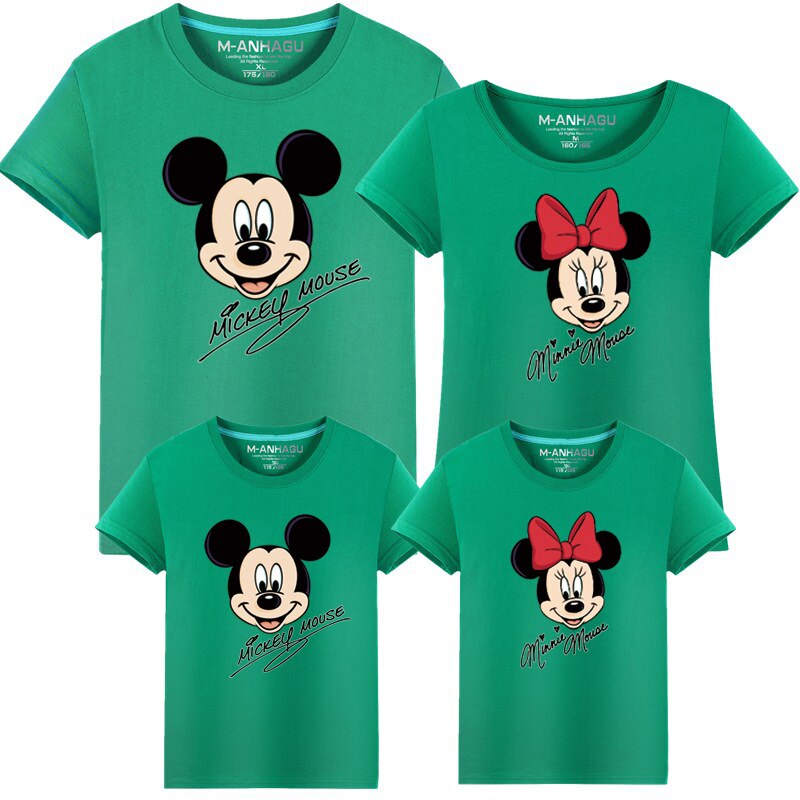 Family Matching Mickey Minnie T-shirt (Minimum order 100 set each color) Family Matching Mickey Minnie T-shirt (Minimum order 100 set each color)