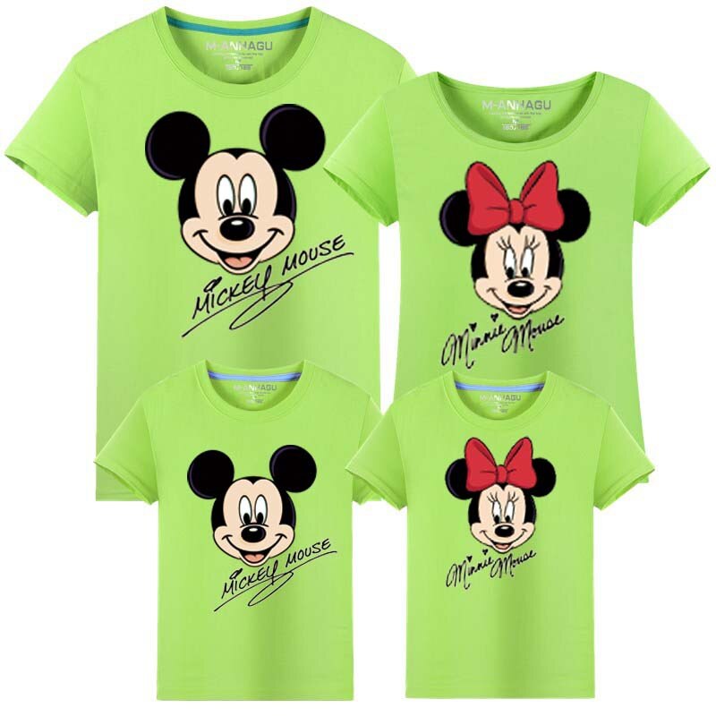 Family Matching Mickey Minnie T-shirt (Minimum order 100 set each color) Family Matching Mickey Minnie T-shirt (Minimum order 100 set each color)