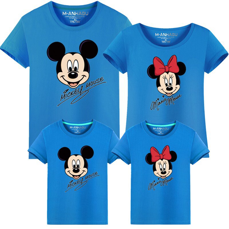 Family Matching Mickey Minnie T-shirt (Minimum order 100 set each color) Family Matching Mickey Minnie T-shirt (Minimum order 100 set each color)