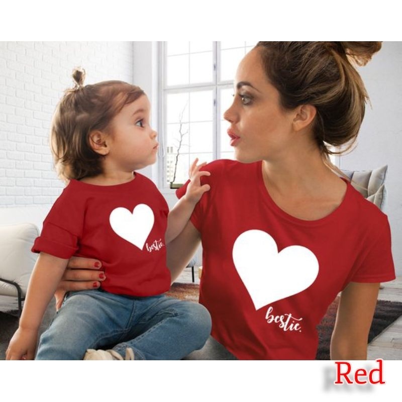 Mon & Kids T-shirt Family Outfits (Minimum order 100 set each color)