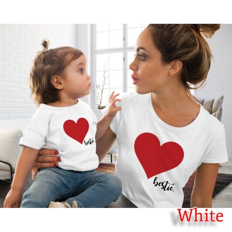 Mon & Kids T-shirt Family Outfits (Minimum order 100 set each color)