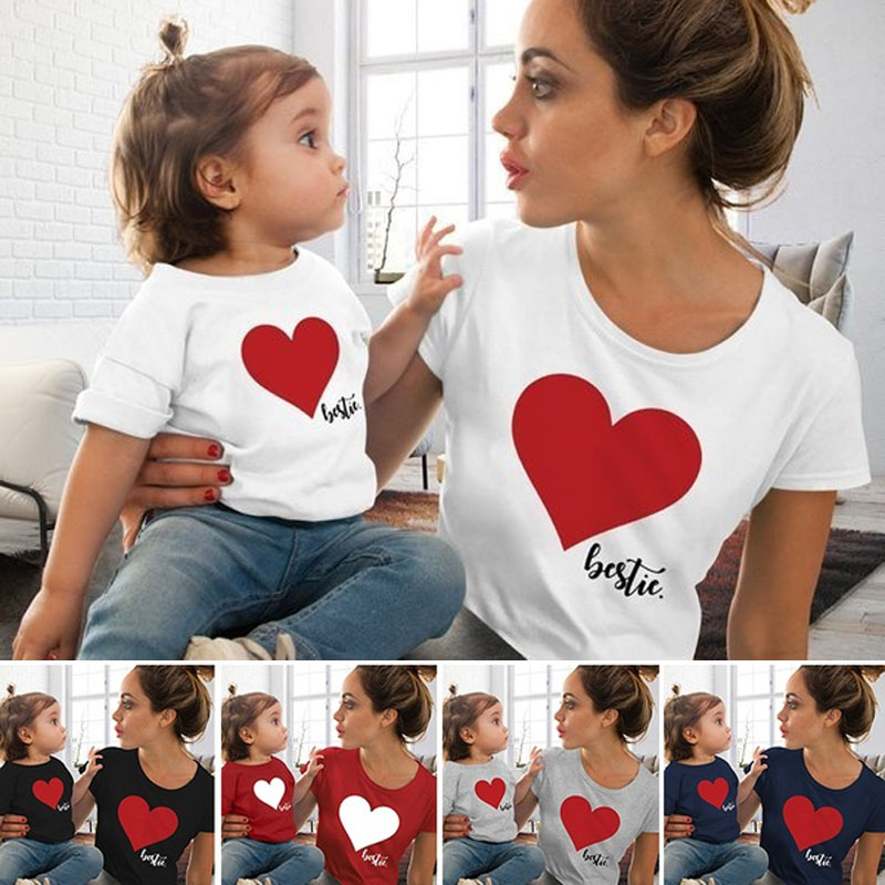 Mon & Kids T-shirt Family Outfits (Minimum order 100 set each color)
