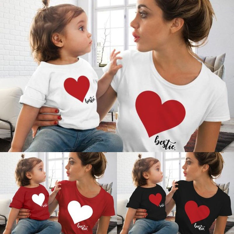 Mon & Kids T-shirt Family Outfits (Minimum order 100 set each color)