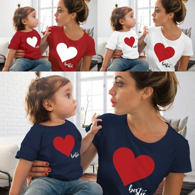 Mon & Kids T-shirt Family Outfits (Minimum order 100 set each color)