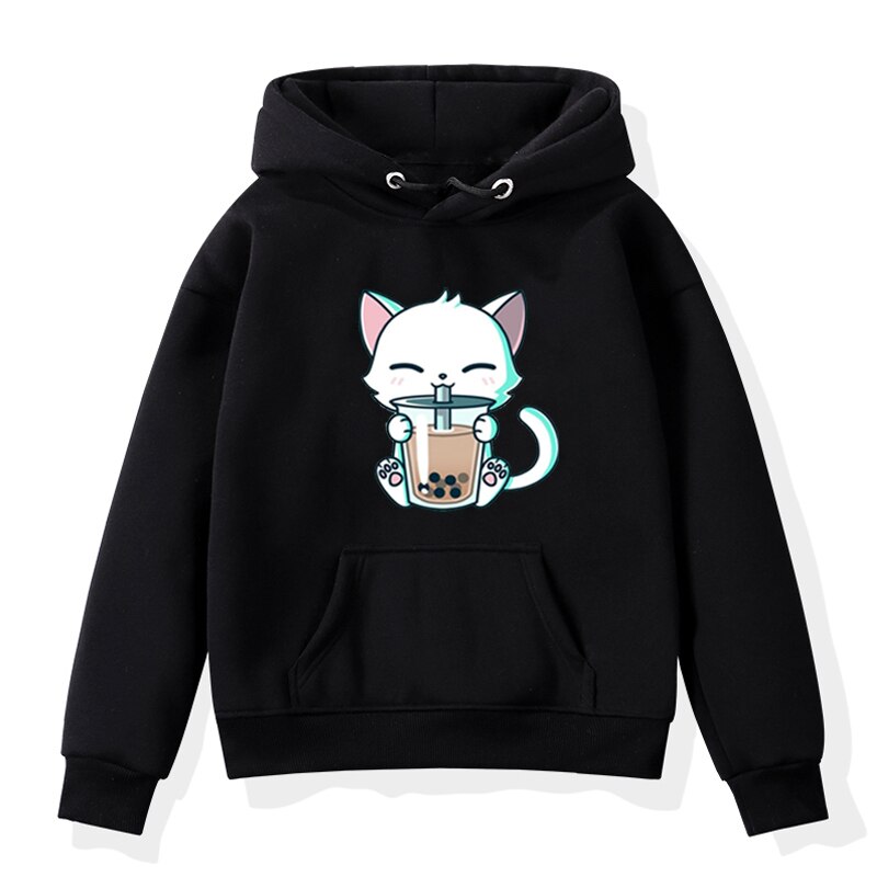 Cat Kawaii Animal Toddler Girls & Boys Hoodies (Minimum order 200 pieces each color & design)