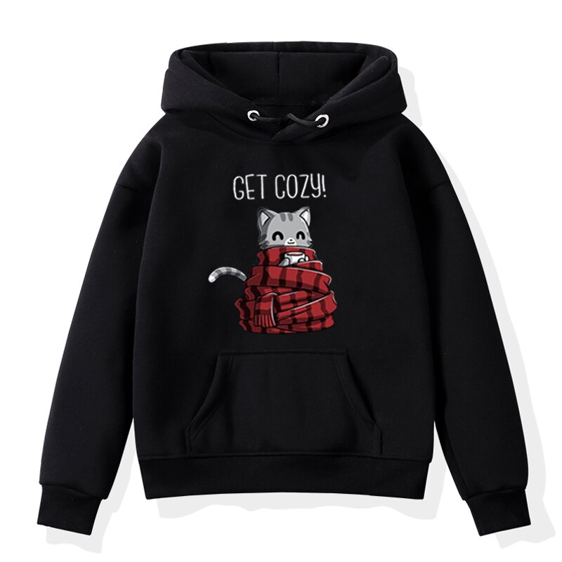 Cat Kawaii Animal Toddler Girls & Boys Hoodies (Minimum order 200 pieces each color & design)