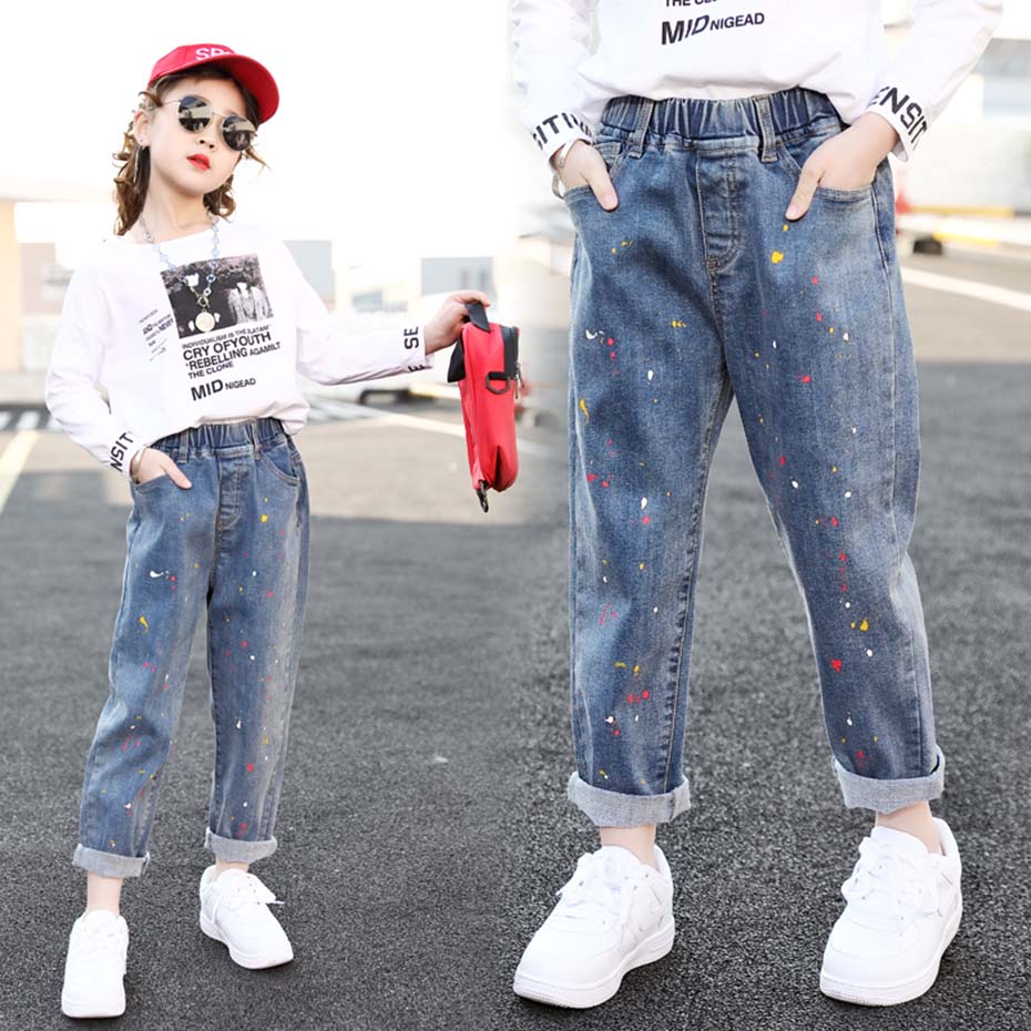 Painted Girls Jeans (Minimum order 500 pieces each color & design)