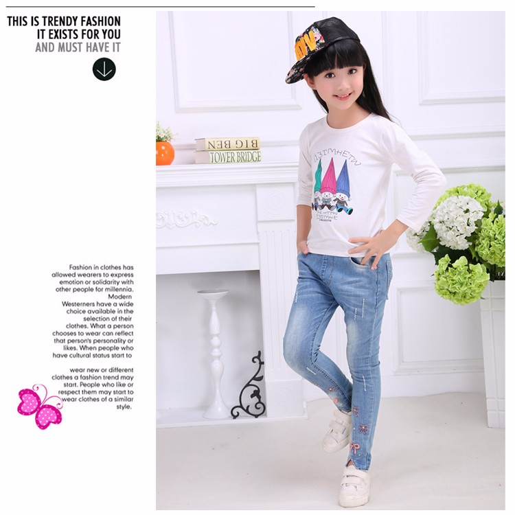 Girls Jeans (Minimum order 300 pieces each color & design) Girls Jeans (Minimum order 300 pieces each color & design)
