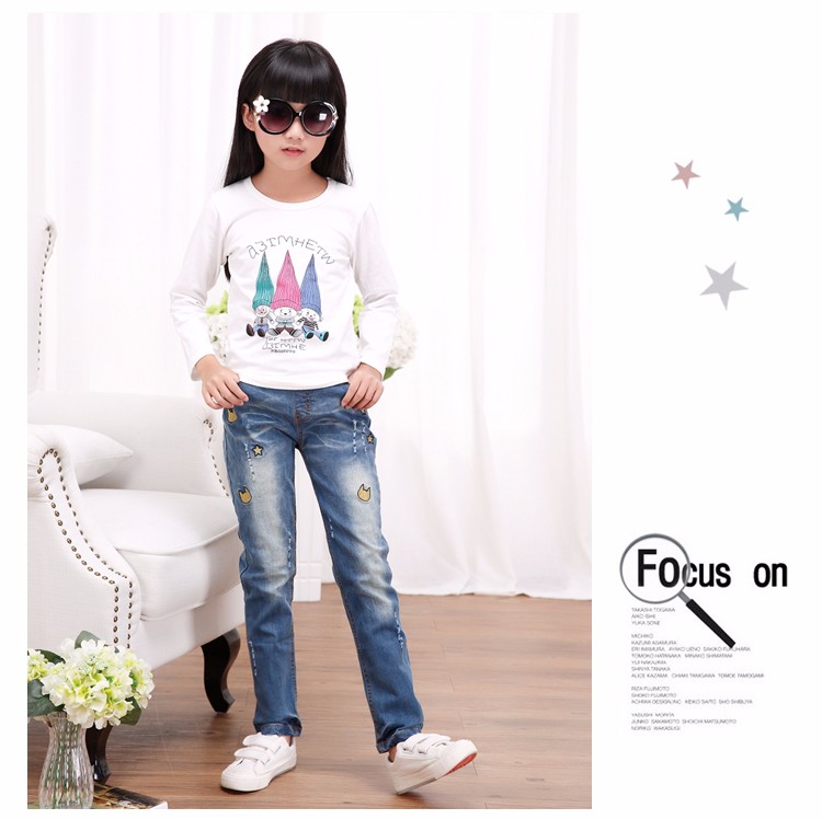 Girls Jeans (Minimum order 300 pieces each color & design) Girls Jeans (Minimum order 300 pieces each color & design)