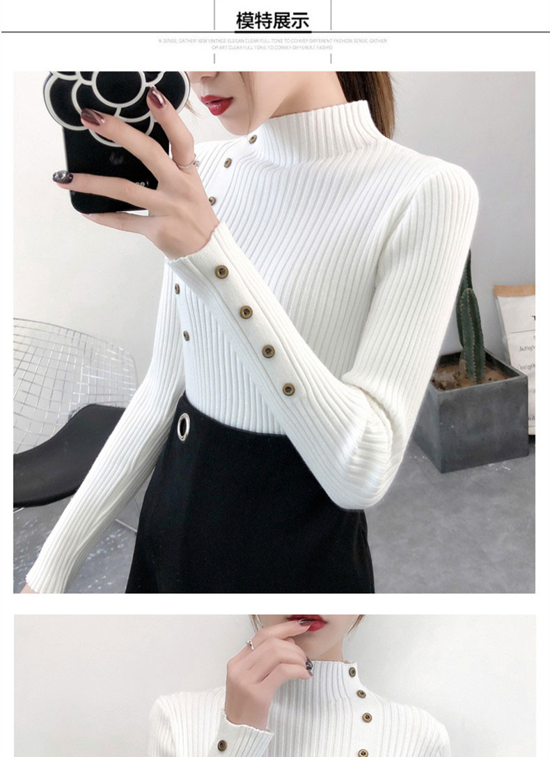 Women Autumn Knitted Slim Sweaters (Minimum order 500 pieces each color & design) Women Autumn Knitted Slim Sweaters (Minimum order 500 pieces each color & design)