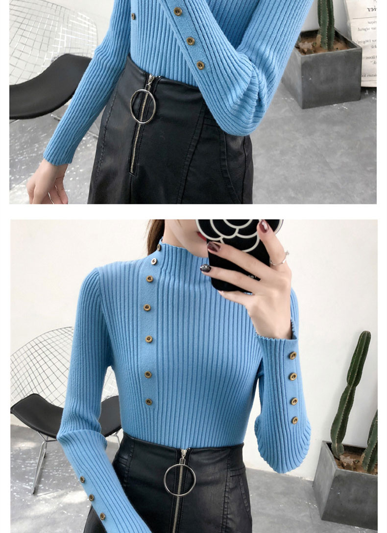 Women Autumn Knitted Slim Sweaters (Minimum order 500 pieces each color & design) Women Autumn Knitted Slim Sweaters (Minimum order 500 pieces each color & design)