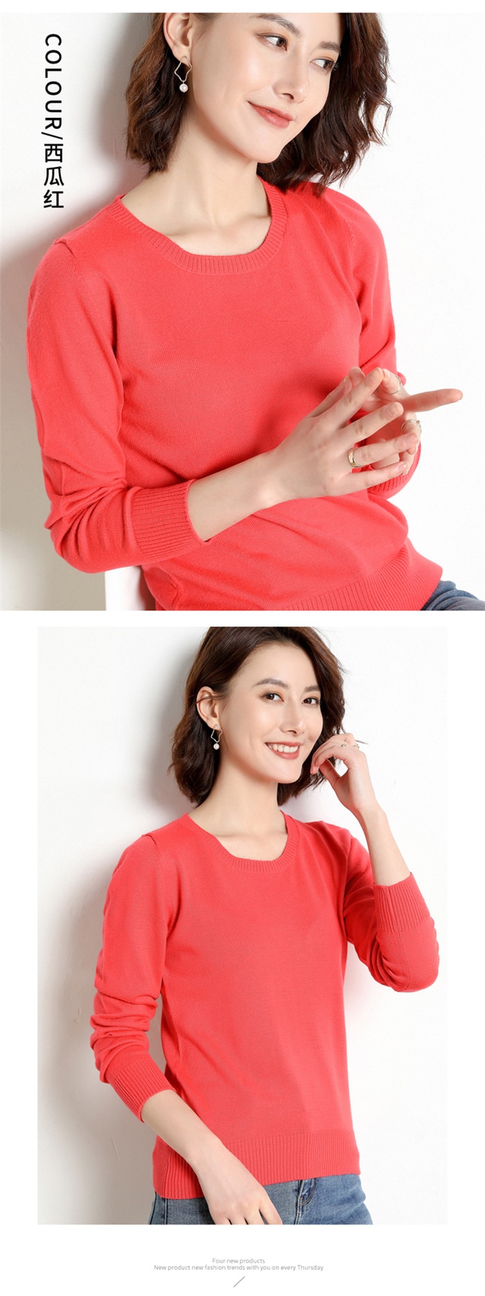 Ladies Knitted Sweater (Minimum order 500 pieces each color) Ladies Knitted Sweater (Minimum order 500 pieces each color)