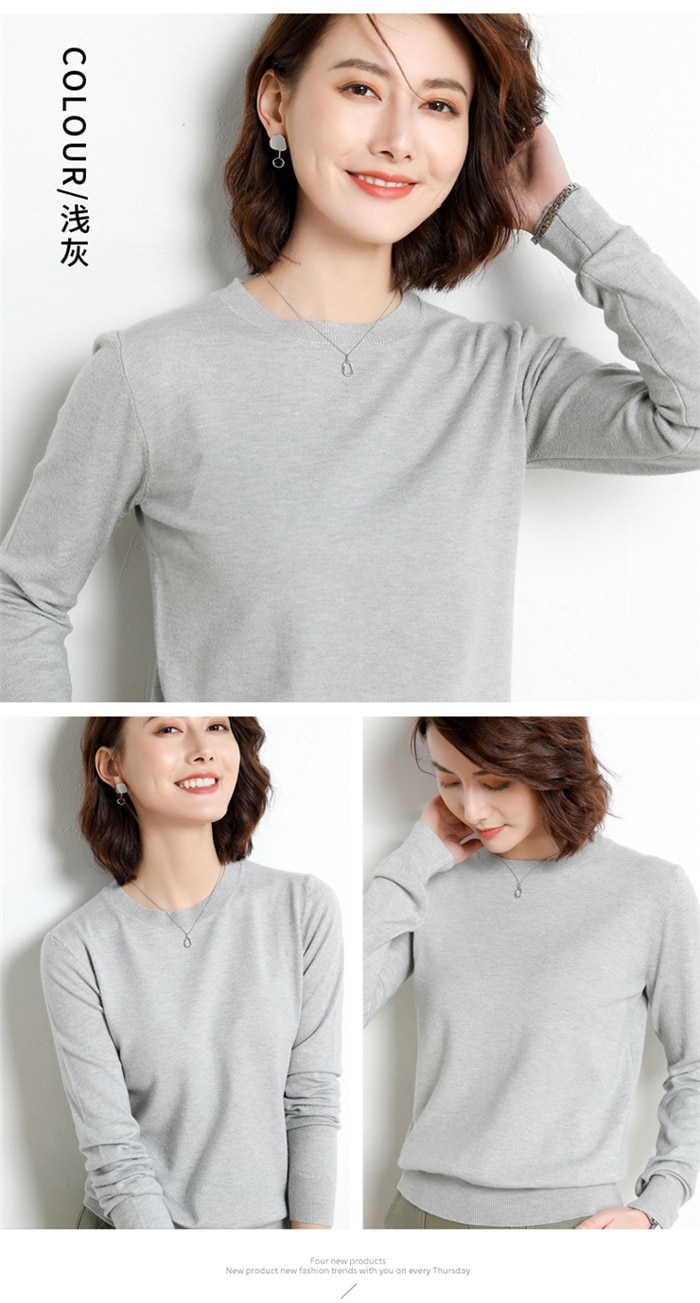 Ladies Knitted Sweater (Minimum order 500 pieces each color) Ladies Knitted Sweater (Minimum order 500 pieces each color)