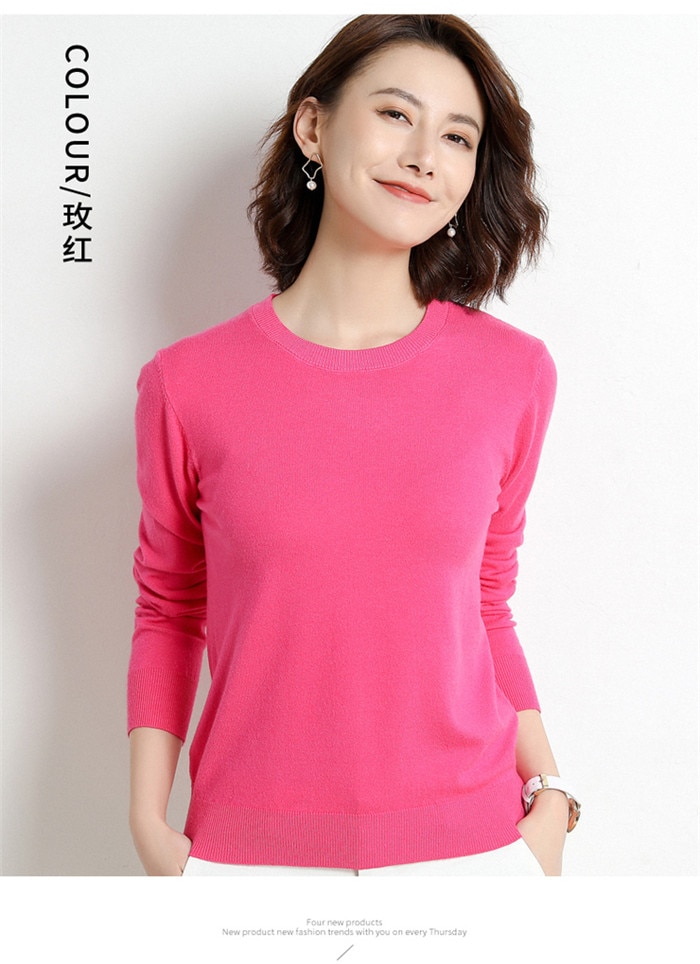Ladies Knitted Sweater (Minimum order 500 pieces each color) Ladies Knitted Sweater (Minimum order 500 pieces each color)