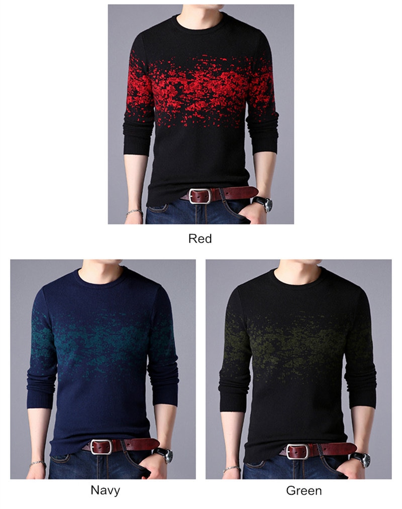 COODRONY Sweater Men Casual O-Neck Pullover Men Clothes 2020 Autumn Winter New Arrival Top Sost Warm Mens Cashmere Sweaters 8257