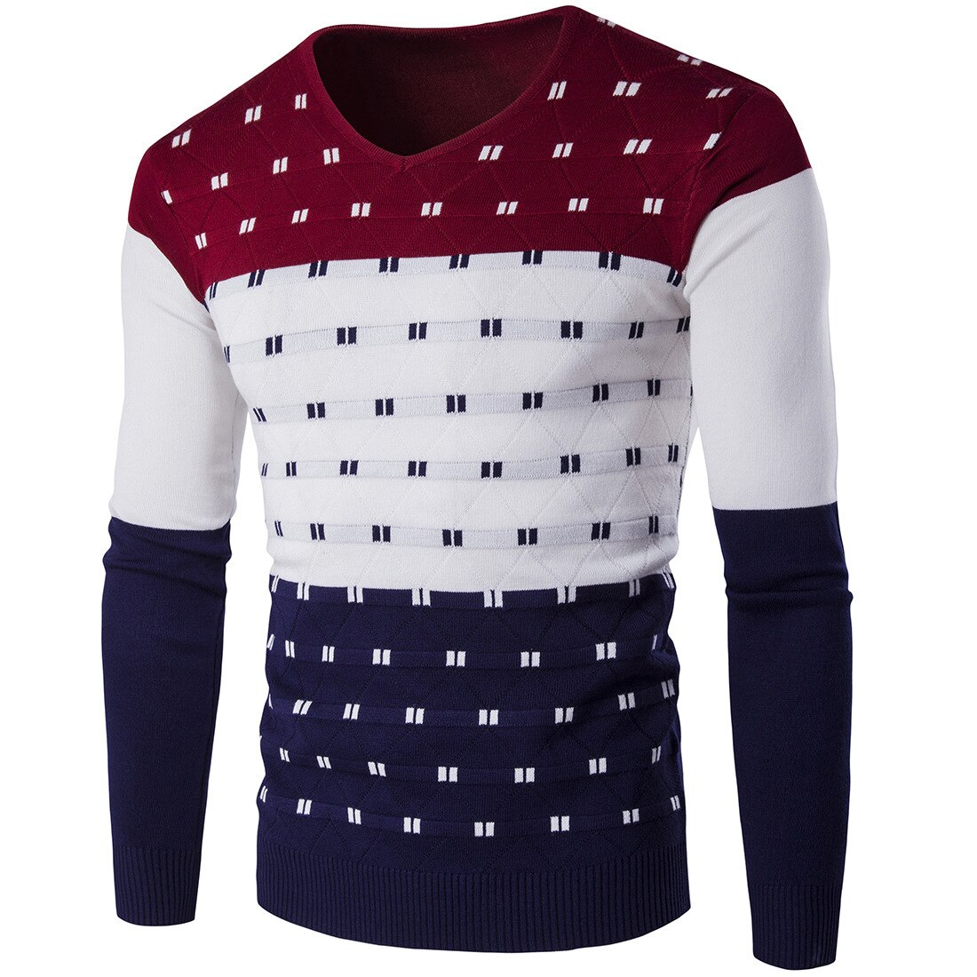 Five Colors Striped Sweater for Men (Minimum order 500 pieces each color)