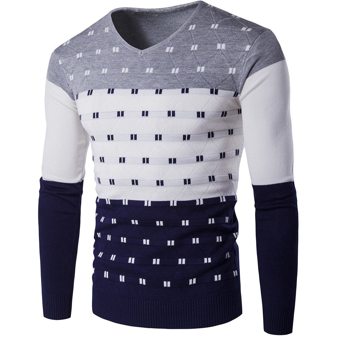 Five Colors Striped Sweater for Men (Minimum order 500 pieces each color)
