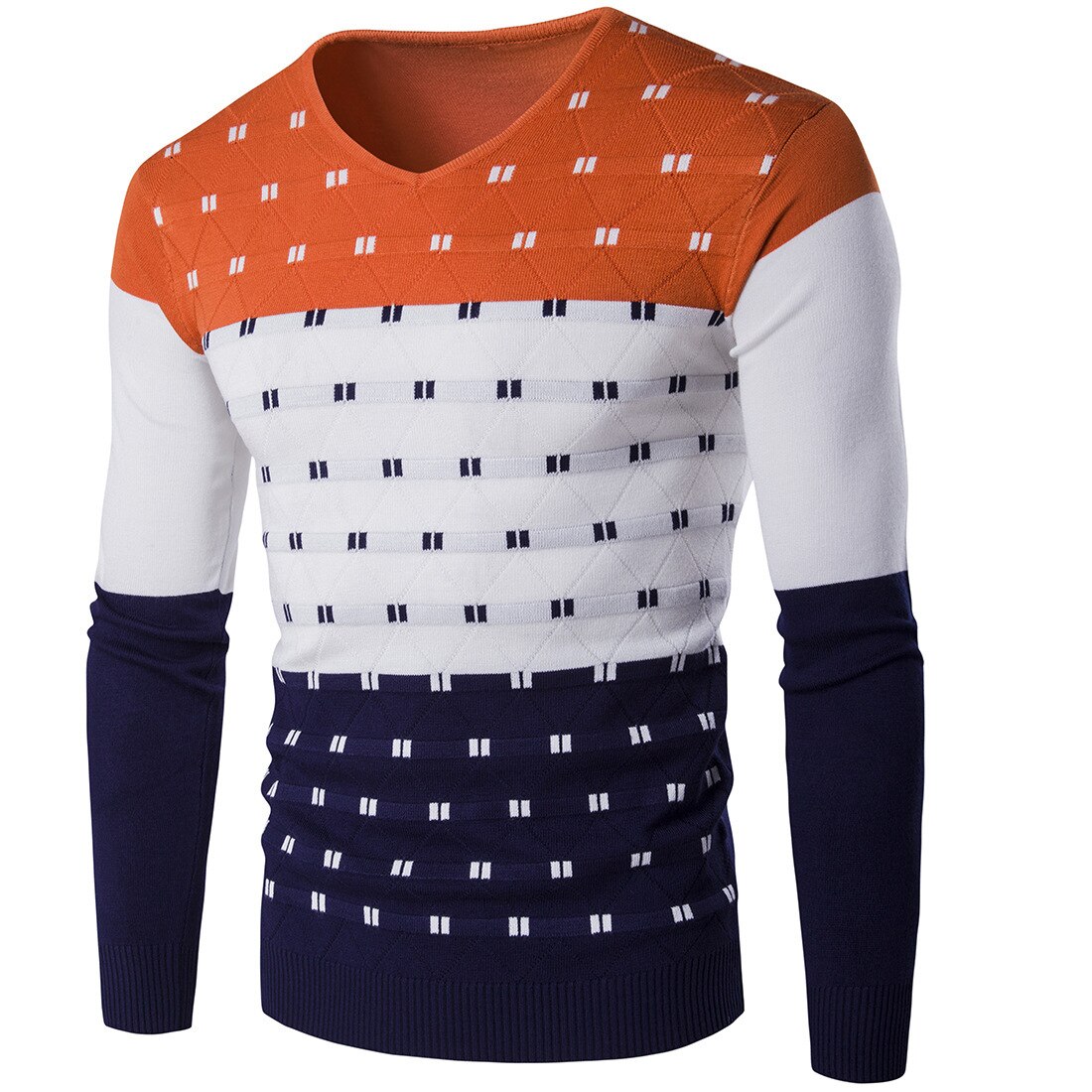 Five Colors Striped Sweater for Men (Minimum order 500 pieces each color)