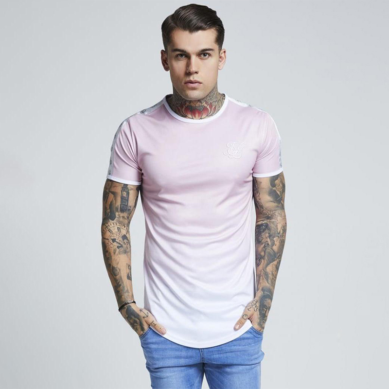 mens sik silk t shirts