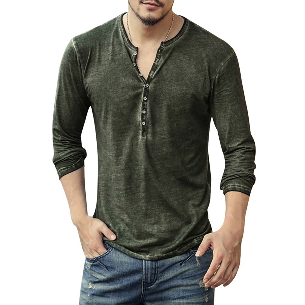 Men Solid Long Sleeve T-shirts (Minimum order 100 pieces each color)