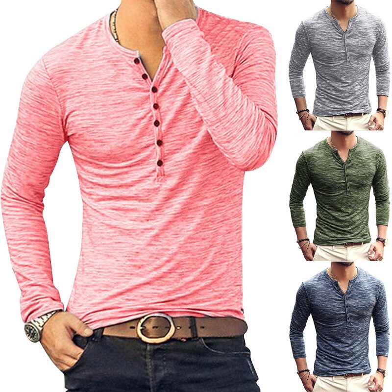 Men Solid Long Sleeve T-shirts (Minimum order 100 pieces each color)