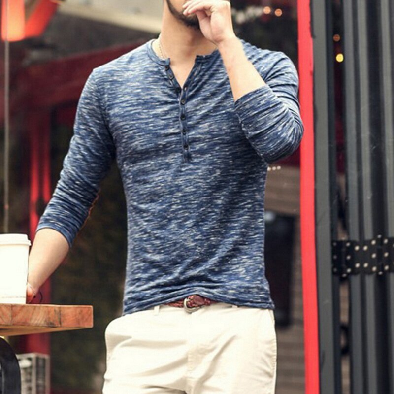 Men Solid Long Sleeve T-shirts (Minimum order 100 pieces each color)