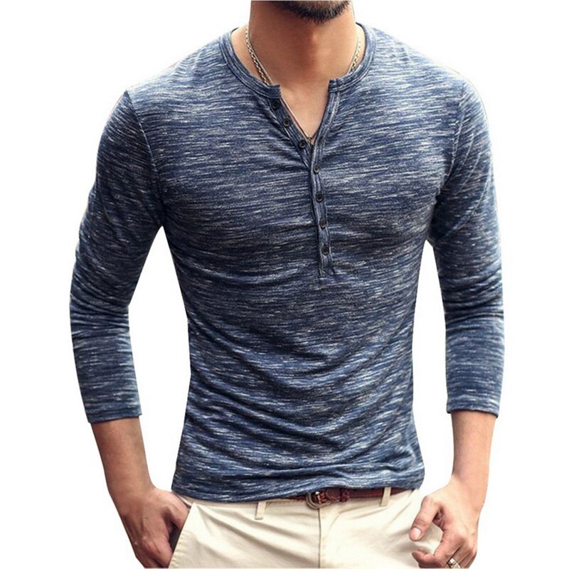 Men Solid Long Sleeve T-shirts (Minimum order 100 pieces each color)