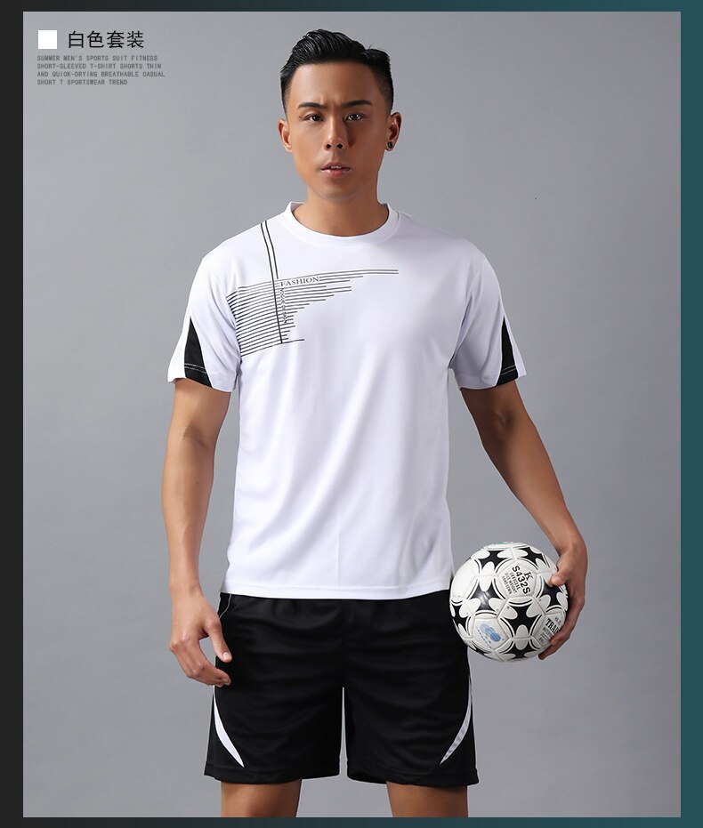 Men Sportswear Suits Quick Dry Running Sets Men T-shirts + Sport Shorts Training Men Jogging Fitness Sport shirts Suit 5XL Men Sportswear Suits Quick Dry Running Sets Men T-shirts + Sport Shorts Training Men Jogging Fitness Sport shirts Suit 5XL