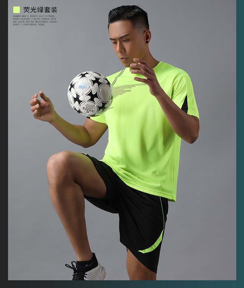 Men Sportswear Suits Quick Dry Running Sets Men T-shirts + Sport Shorts Training Men Jogging Fitness Sport shirts Suit 5XL Men Sportswear Suits Quick Dry Running Sets Men T-shirts + Sport Shorts Training Men Jogging Fitness Sport shirts Suit 5XL
