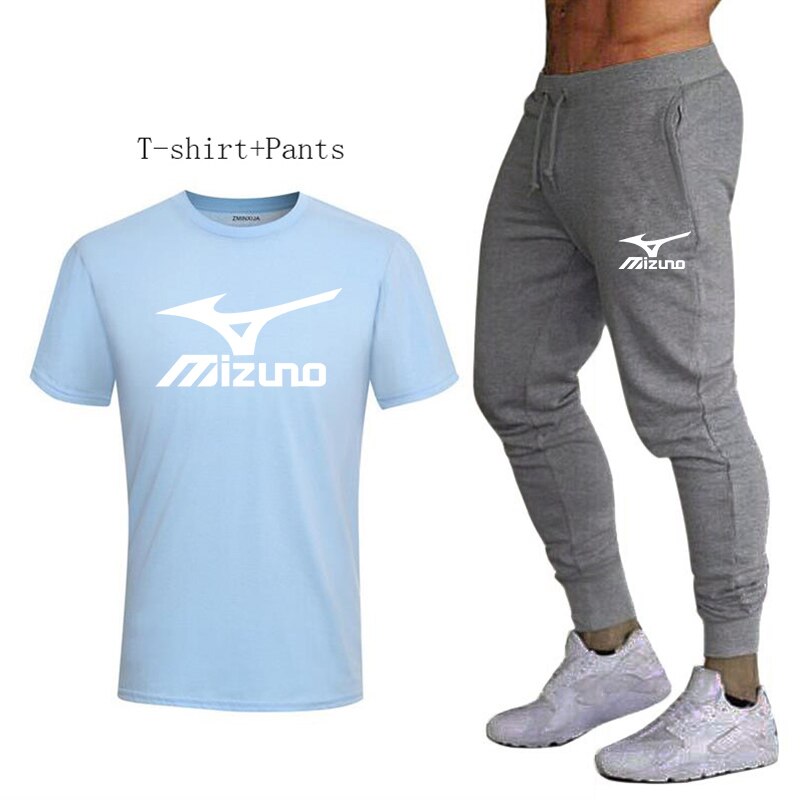 2020 Casual Sports Suit Men's T-shirt + Pants Sports Suit Gym Suit Men's Summer Fitness Jogging Suit Sportswear Men Jogging Suit 2020 Casual Sports Suit Men's T-shirt + Pants Sports Suit Gym Suit Men's Summer Fitness Jogging Suit Sportswear Men Jogging Suit
