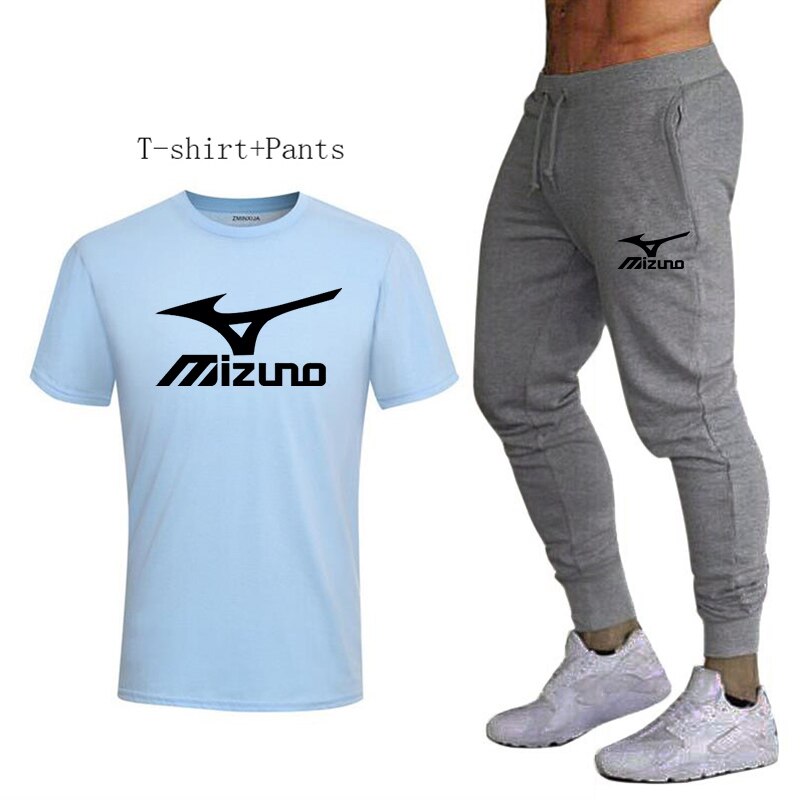2020 Casual Sports Suit Men's T-shirt + Pants Sports Suit Gym Suit Men's Summer Fitness Jogging Suit Sportswear Men Jogging Suit 2020 Casual Sports Suit Men's T-shirt + Pants Sports Suit Gym Suit Men's Summer Fitness Jogging Suit Sportswear Men Jogging Suit