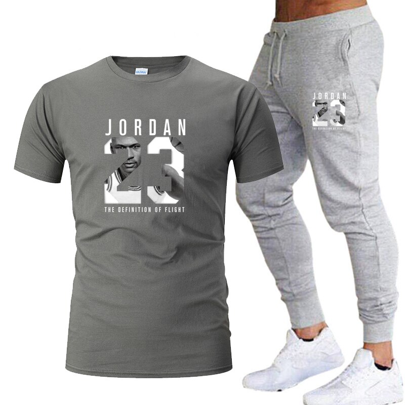 2020, Men's T-shirt and Pants Sets, Two Piece Sets, Men Casual Tracksuit, New Fashion Print Suits, Sports Pants,
