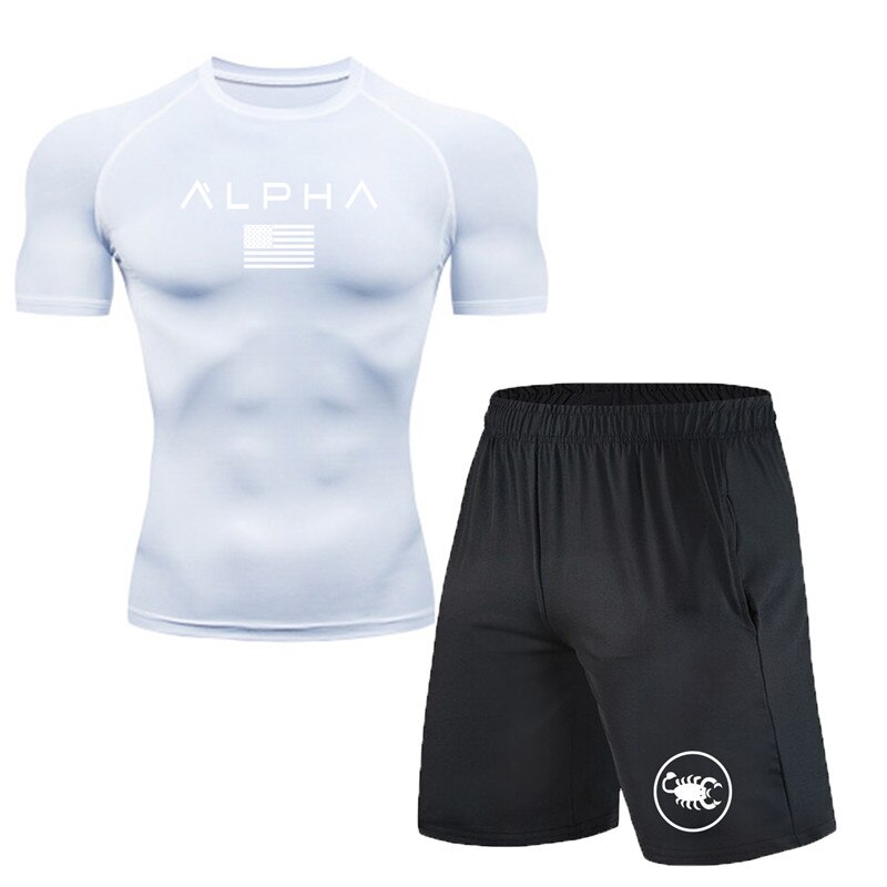 New spring and summer men's T-shirt and shorts/You can use your own logo or design ( Minimum order 100 pair each color) New spring and summer men's T-shirt and shorts/You can use your own logo or design ( Minimum order 100 pair each color)
