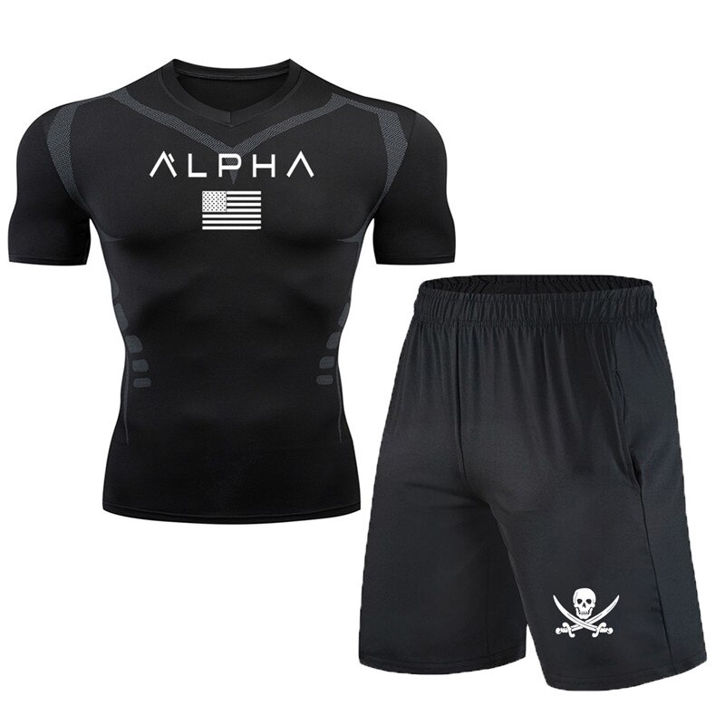 New spring and summer men's T-shirt and shorts/You can use your own logo or design ( Minimum order 100 pair each color) New spring and summer men's T-shirt and shorts/You can use your own logo or design ( Minimum order 100 pair each color)