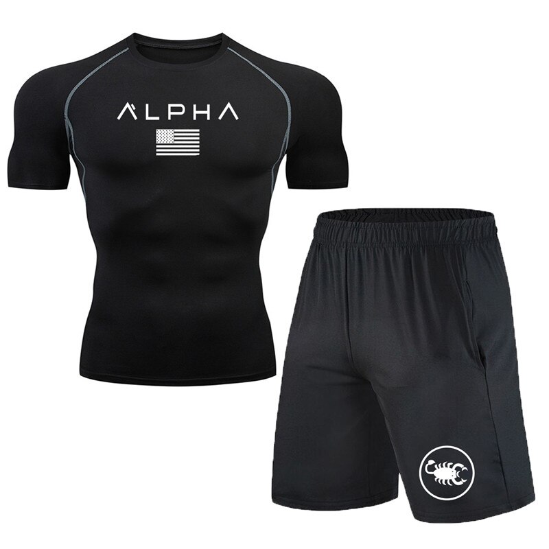 New spring and summer men's T-shirt and shorts/You can use your own logo or design ( Minimum order 100 pair each color) New spring and summer men's T-shirt and shorts/You can use your own logo or design ( Minimum order 100 pair each color)