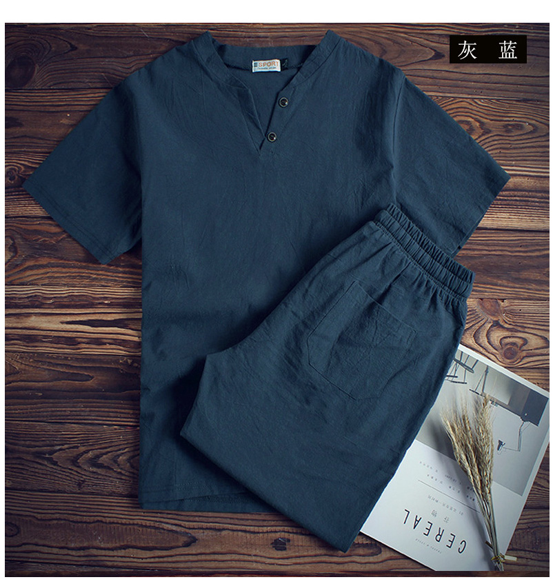 Men T-shirt & shorts- Two Piece (Minimum order 100 pair each color) Men T-shirt & shorts- Two Piece (Minimum order 100 pair each color)
