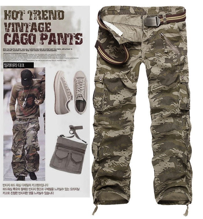 Men cargo pants camouflage trousers (Minimum order 100 pieces each color) Men cargo pants camouflage trousers (Minimum order 100 pieces each color)