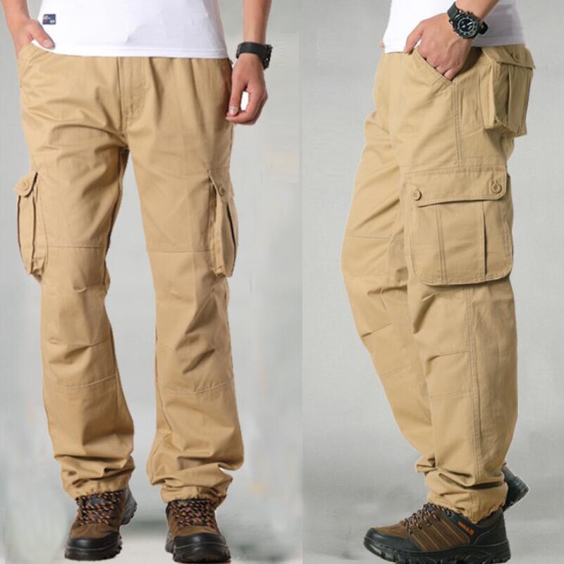 Men's Cargo Pants Mens Casual Multi Pockets (Minimum order 100 pieces ...