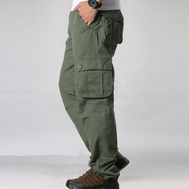 mens army green jogger pants