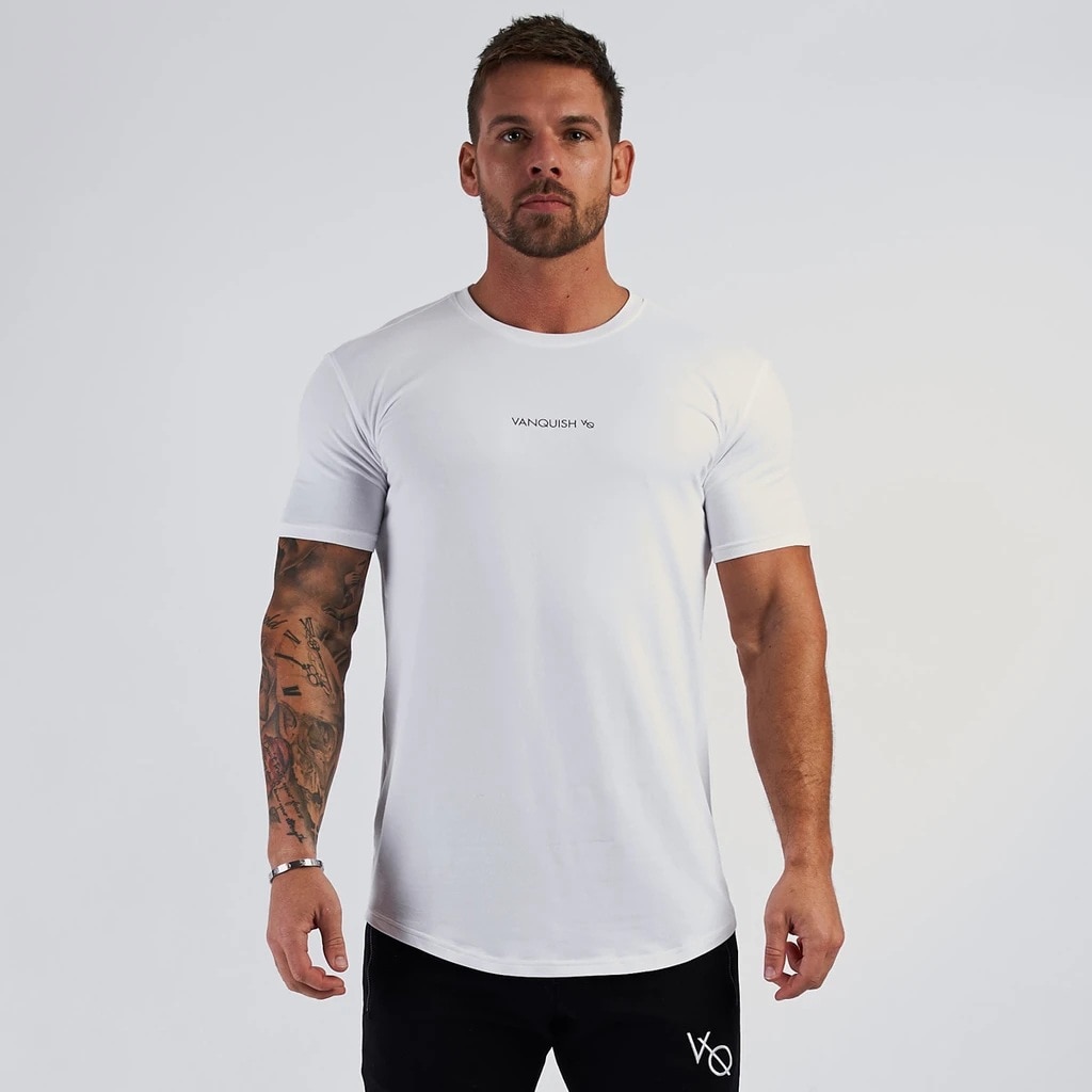 Men's T-shirt Short-sleeved T-shirt fitness shirt(Minimum order 100 pieces each color) Men's T-shirt Short-sleeved T-shirt fitness shirt(Minimum order 100 pieces each color)