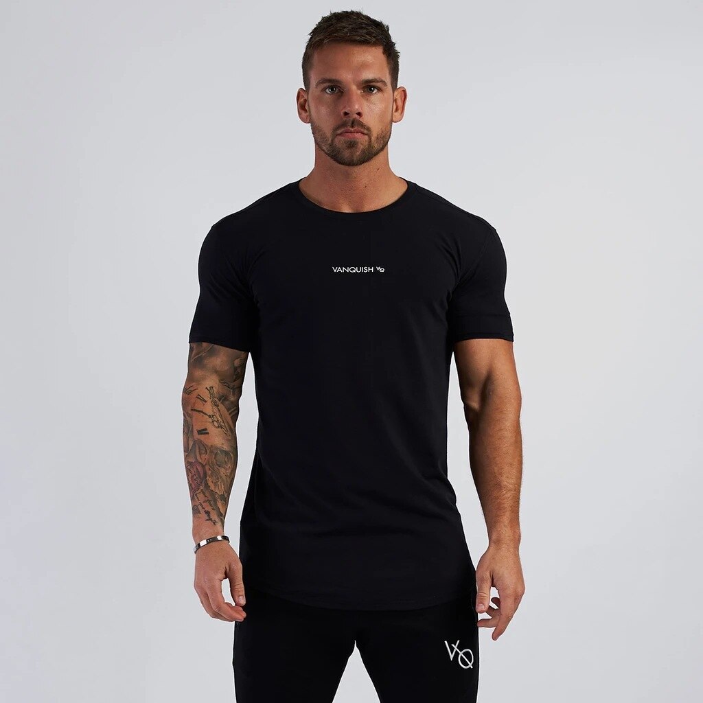 Men's T-shirt Short-sleeved T-shirt fitness shirt(Minimum order 100 pieces each color) Men's T-shirt Short-sleeved T-shirt fitness shirt(Minimum order 100 pieces each color)