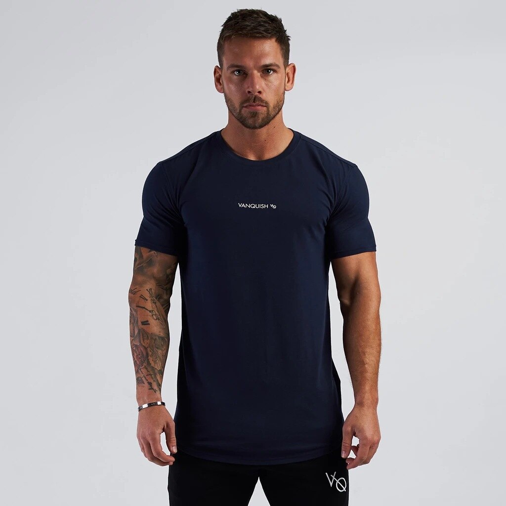 Men's T-shirt Short-sleeved T-shirt fitness shirt(Minimum order 100 pieces each color) Men's T-shirt Short-sleeved T-shirt fitness shirt(Minimum order 100 pieces each color)