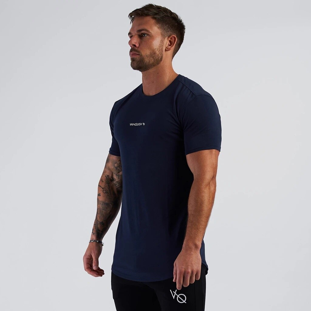 Men's T-shirt Short-sleeved T-shirt fitness shirt(Minimum order 100 pieces each color) Men's T-shirt Short-sleeved T-shirt fitness shirt(Minimum order 100 pieces each color)