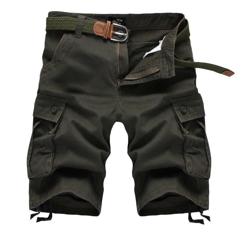 Men's Baggy Multi Pocket Military Cargo Shorts (Minimum order 150 pieces color)