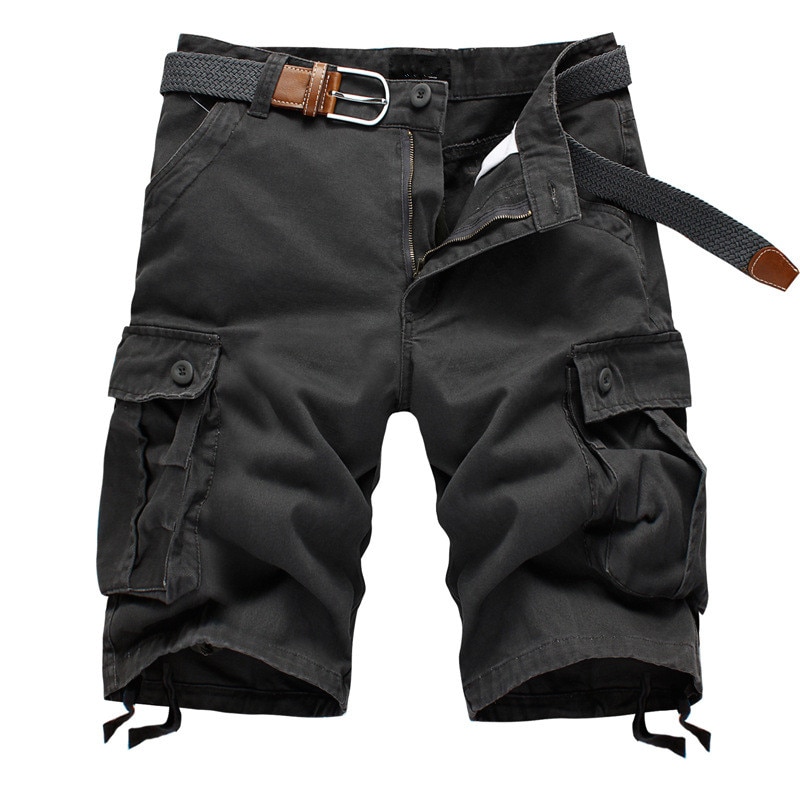 Men's Baggy Multi Pocket Military Cargo Shorts (Minimum order 150 pieces color)