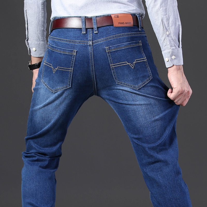 New Mens Fashionable Black Blue Jeans (Minimum order 200 pieces each color) New Mens Fashionable Black Blue Jeans (Minimum order 200 pieces each color)